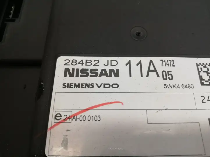 Nissan X-Trail T31 (2007 - 2014) 284B2JD Модуль управления кузовом (BCM) — фото 2