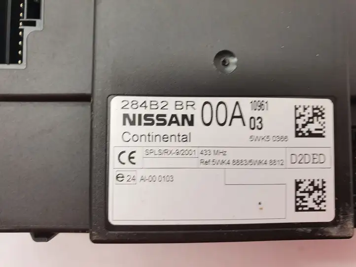Nissan Qashqai (2010 - 2013) 284B2BR00A Модуль управления кузовом (BCM) — фото 3
