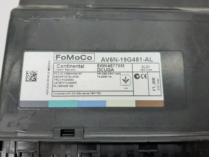 Ford Kuga II (2013 - 2019) AV6N19G481AL Модуль управления кузовом (BCM) — фото 2