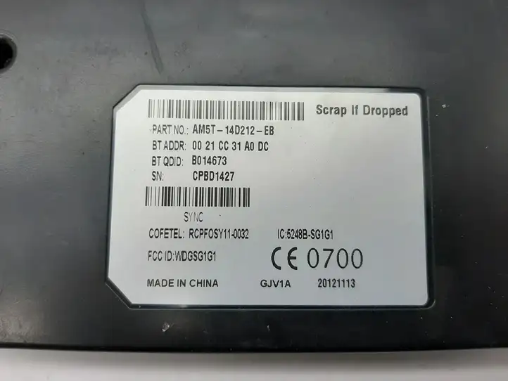 Ford Kuga II (2013 - 2019) AM5T14D212EB Bluetooth модуль — фото 2
