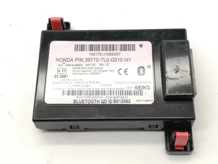 Honda Accord (2008 - 2016) 39770TL0G010M1 Bluetooth модуль — фото 1