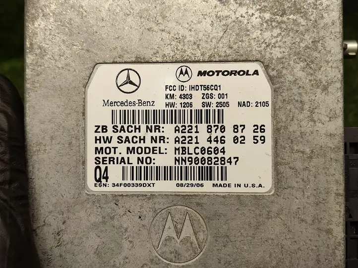 Mercedes-Benz ML W164 (2005 - 2011) A2218708726 Блок GSM — фото 4