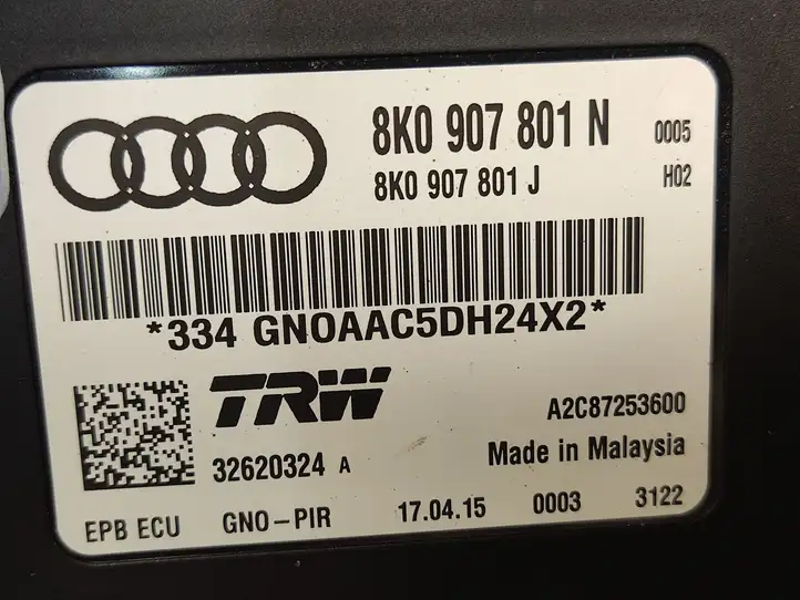 Audi Q5 SQ5 (2012 - 2017) 8K0907801N Блок управления стояночным тормозом — фото 2