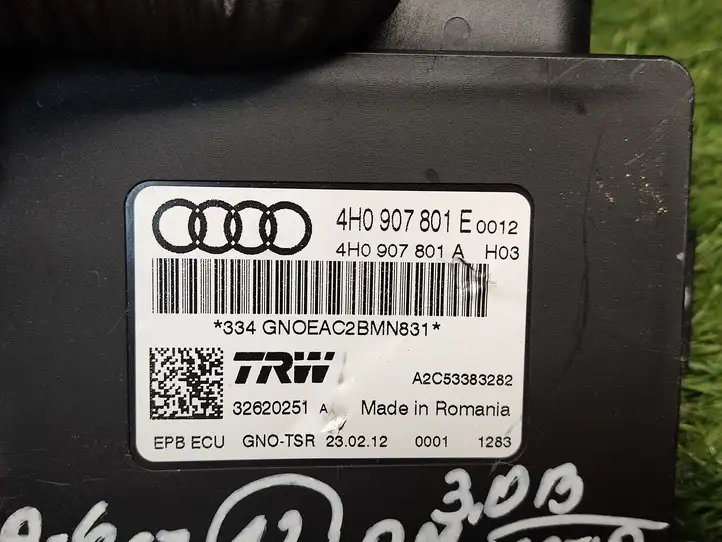 Audi A6 C7 (2011 - 2014) 4H0907801E Блок управления стояночным тормозом — фото 2