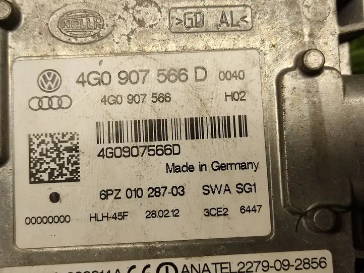 Audi A6 C7 (2011 - 2014) 4G0907566D Радар контроля слепых зон — фото 2