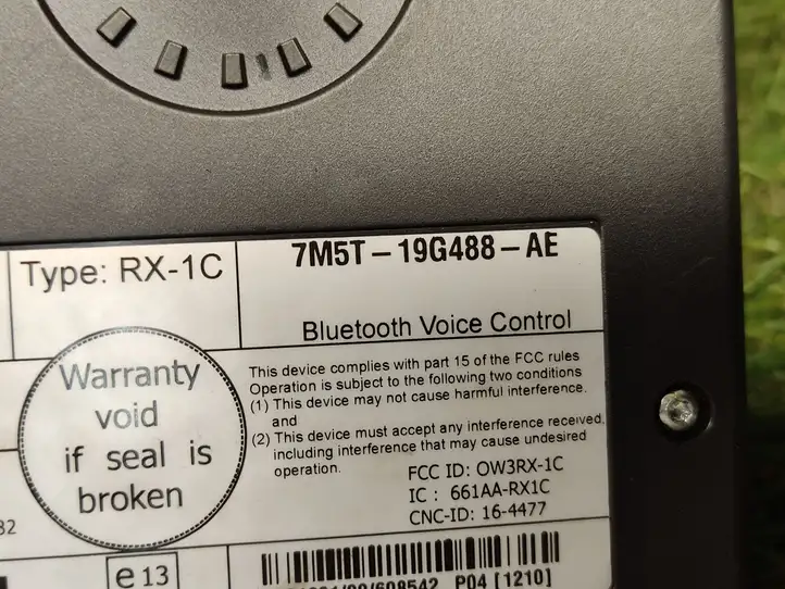 Ford Focus (2005 - 2008) 7M5T19G488AE Bluetooth модуль — фото 3