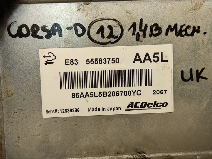 Opel Corsa D (2010 - 2014) 55583750 Блок управления двигателем (ECU) — фото 2