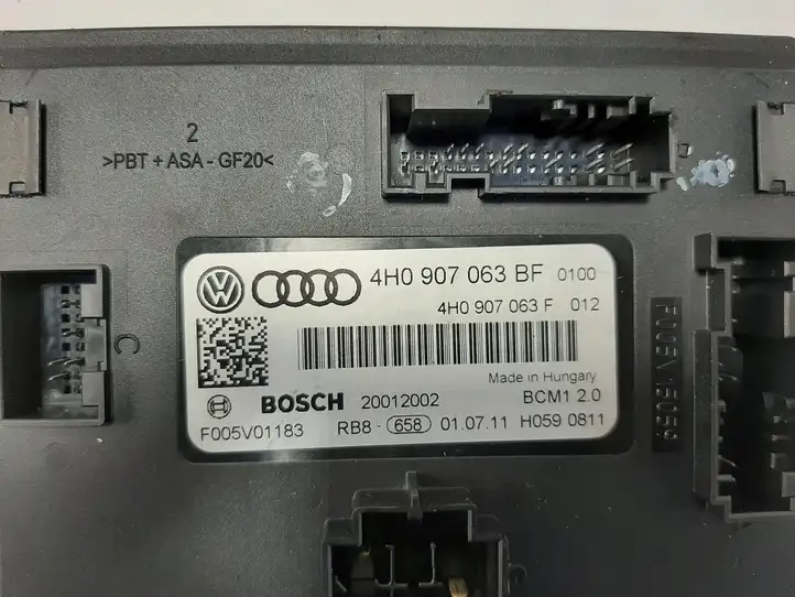 Audi A6 C7 (2011 - 2014) 4H0907063BF Модуль управления кузовом (BCM) — фото 3