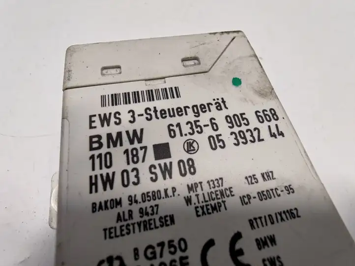 BMW 5 E39 (1996 - 2003) 61356905668 Блок иммобилайзера — фото 4