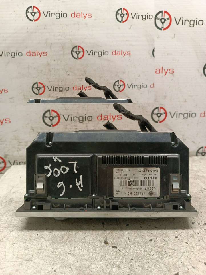 Audi A6 (2004 - 2008)  4F1820043H Блок управления кондиционера воздуха / климата/ печки (в салоне)