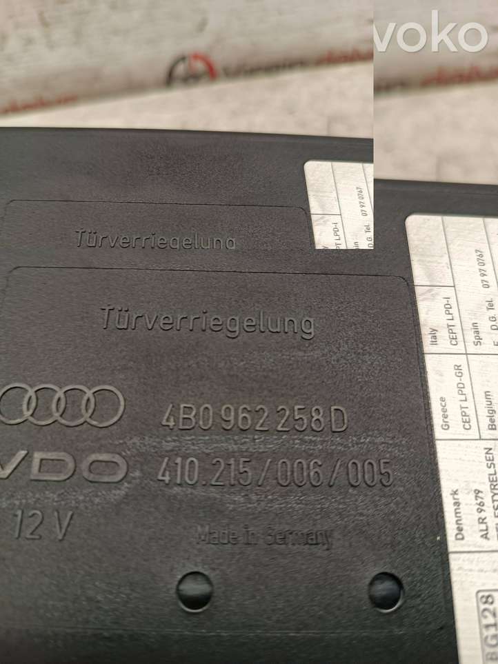 Audi A6 (2001 - 2004)  4B0962258D Mодуль kомфортa