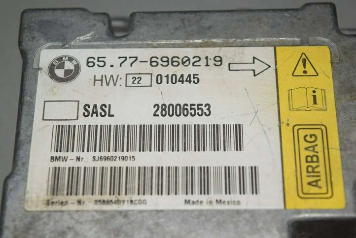 BMW 7 E65 E66 (2001 - 2008)  6960219 Блок управления надувных подушек