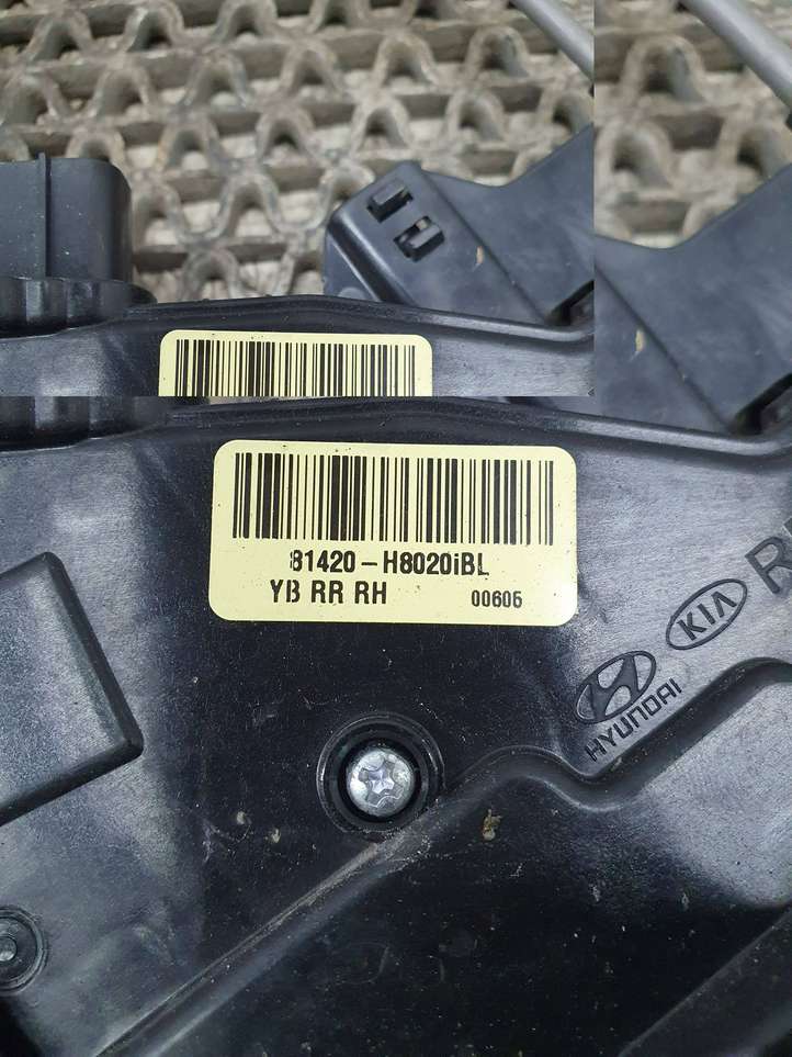 Kia Rio (2015 - 2017)  81420G8020 Замок задней двери