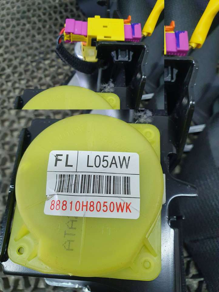 Kia Rio (2015 - 2017)  88810H8050WK Передний ремень безопасности