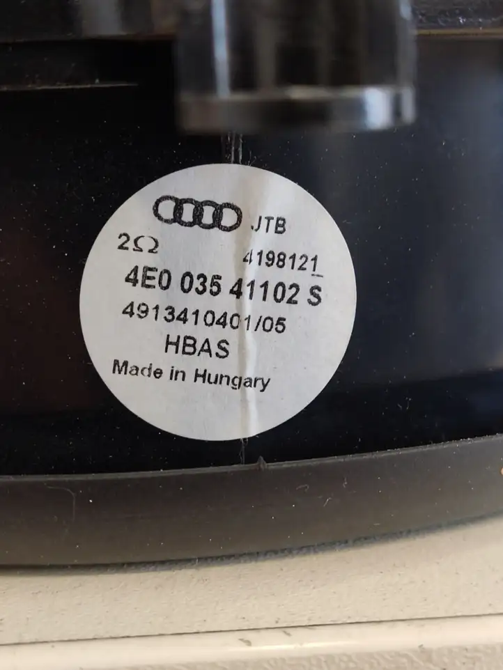 Audi A8 S8 D3 4E (2007 - 2010) 4E003541102S Динамики передних дверей — фото 2