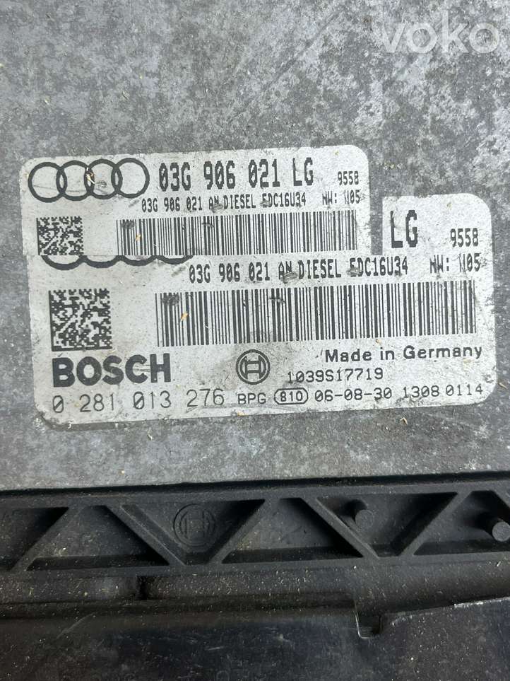 Audi A3/S3 8P (2008 - 2013)  03G906021AN Блок управления двигателя