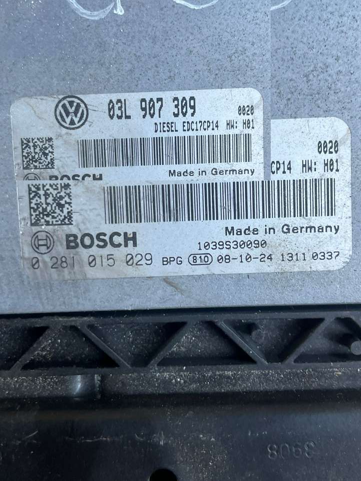 Volkswagen PASSAT B6 (2005 - 2010)  03L907309 Блок управления двигателя