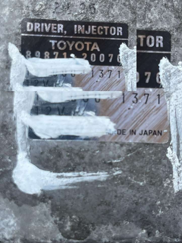 Toyota Corolla Verso AR10 (2004 - 2009)  8987120070 Блок управления топливных форсунок