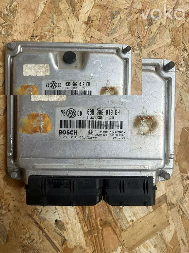 Volkswagen PASSAT B5.5 (2001 - 2005)  038906019EH Блок управления двигателя