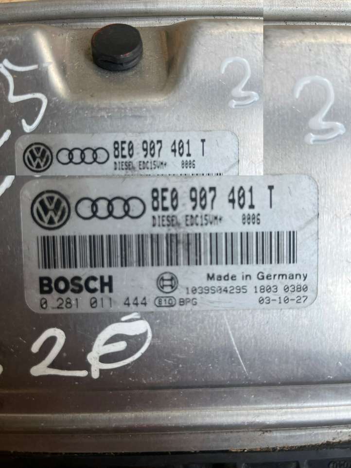 Volkswagen PASSAT B5.5 (2001 - 2005)  8E0907401T Блок управления двигателя