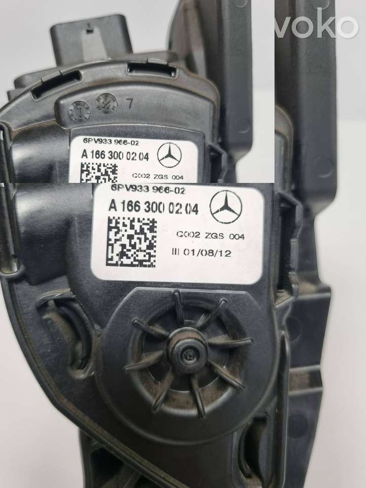 Mercedes-Benz ML W166 (2012 - 2017)  A1663000204 Педаль акселератора