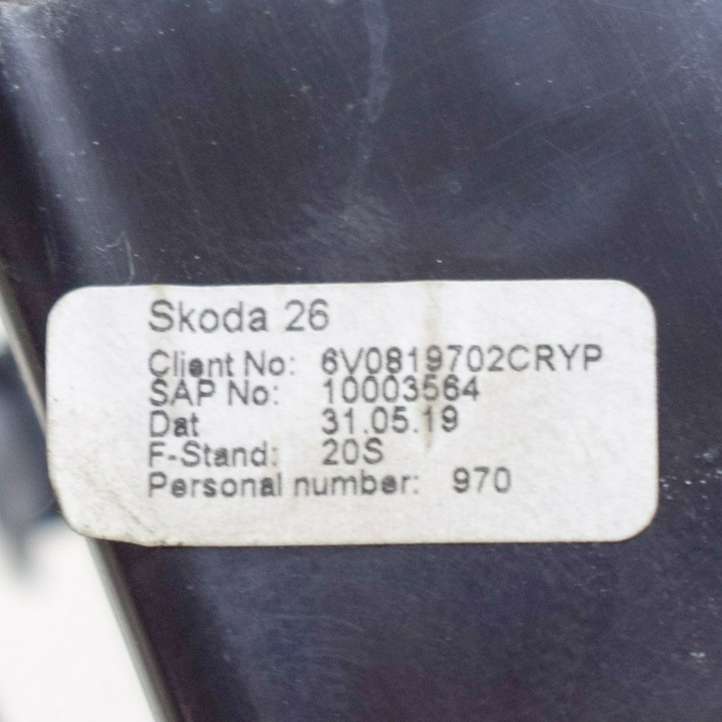 Skoda Fabia Mk3 (NJ) (2015 - 2021)  6V0819702C Воздушная решётка окна