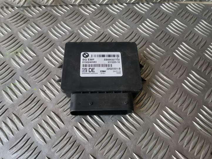 BMW 5 F10 F11 (2009 - 2016)  EB686327702 Модуль управления ручным тормозом