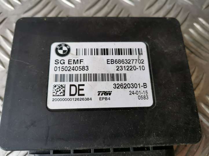 BMW 5 F10 F11 (2009 - 2016)  EB686327702 Модуль управления ручным тормозом