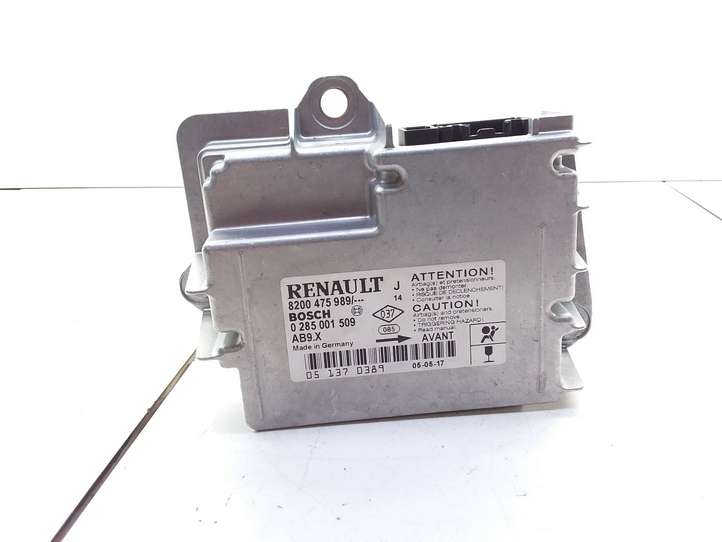 Renault Modus (2004 - 2007)  8200475989 Блок управления надувных подушек