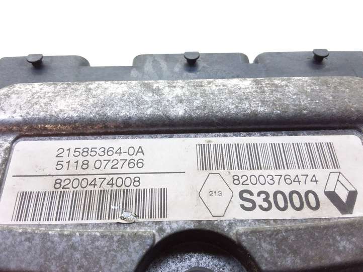 Renault Modus (2004 - 2007)  8200376474 Блок управления двигателя