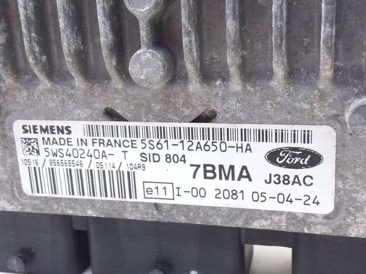 Ford Fiesta (2006 - 2008)  5S6112A650HA Блок управления двигателя