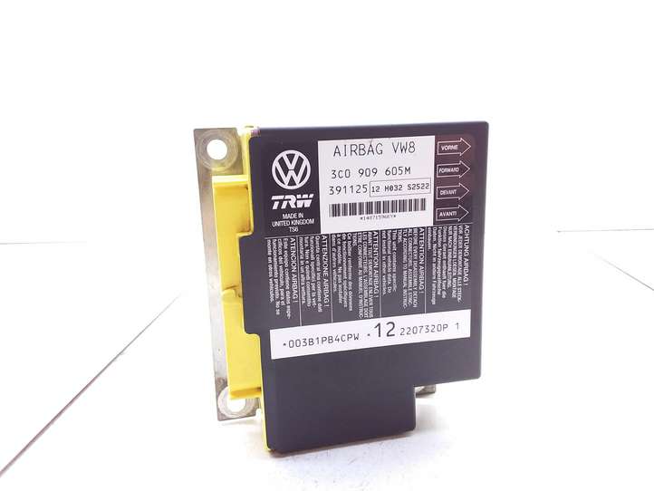 Volkswagen PASSAT B6 (2005 - 2010)  3C0909605M Блок управления надувных подушек