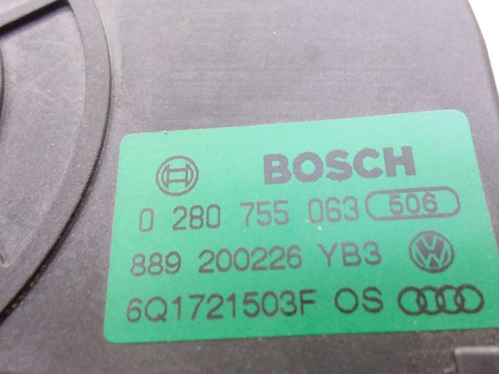 Skoda Praktik 5J8 (2007 - 2014)  6Q1721503F Педаль акселератора
