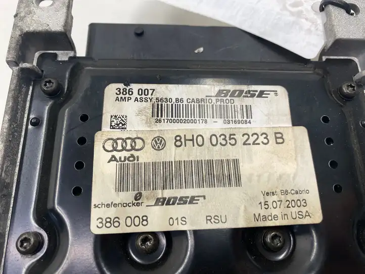 Audi A4 S4 B6 8E 8H (2000 - 2006) 8H0035223B Усилитель звука — фото 3