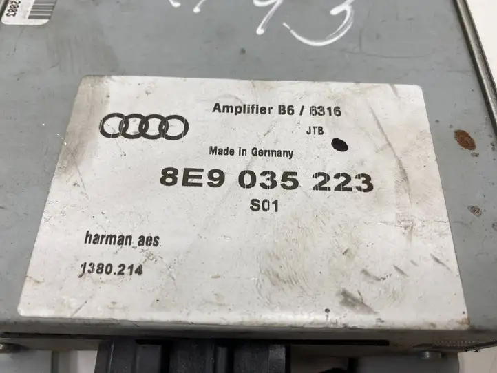 Audi A4 S4 B6 8E 8H (2000 - 2006) 8E9035223 Усилитель звука — фото 2