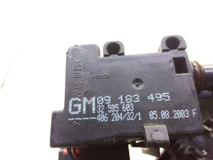 Opel Meriva (2002 - 2006)  09183495 Замок задней крышки
