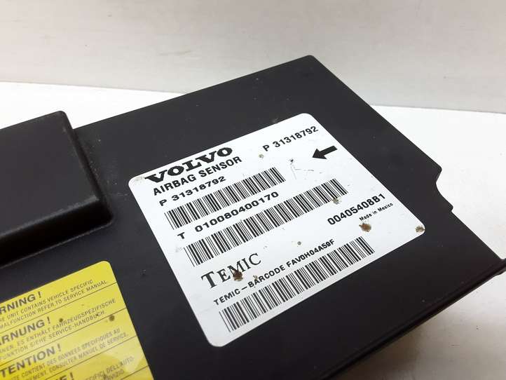 Volvo XC60 (2008 - 2013)  P31318792 Блок управления надувных подушек
