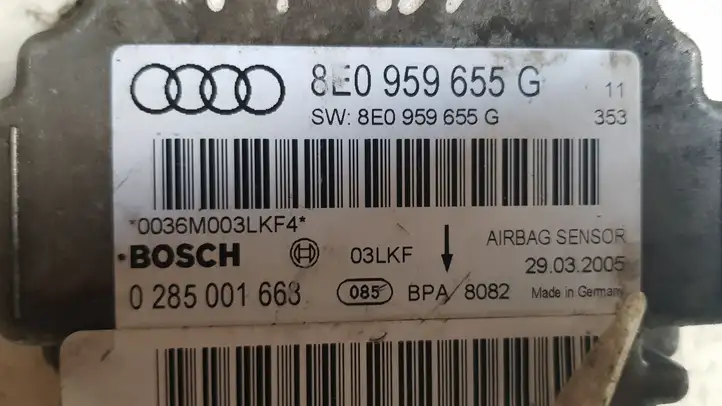 Audi A4 S4 B7 8E 8H (2004 - 2009) 8E0959655G Блок управления SRS — фото 3