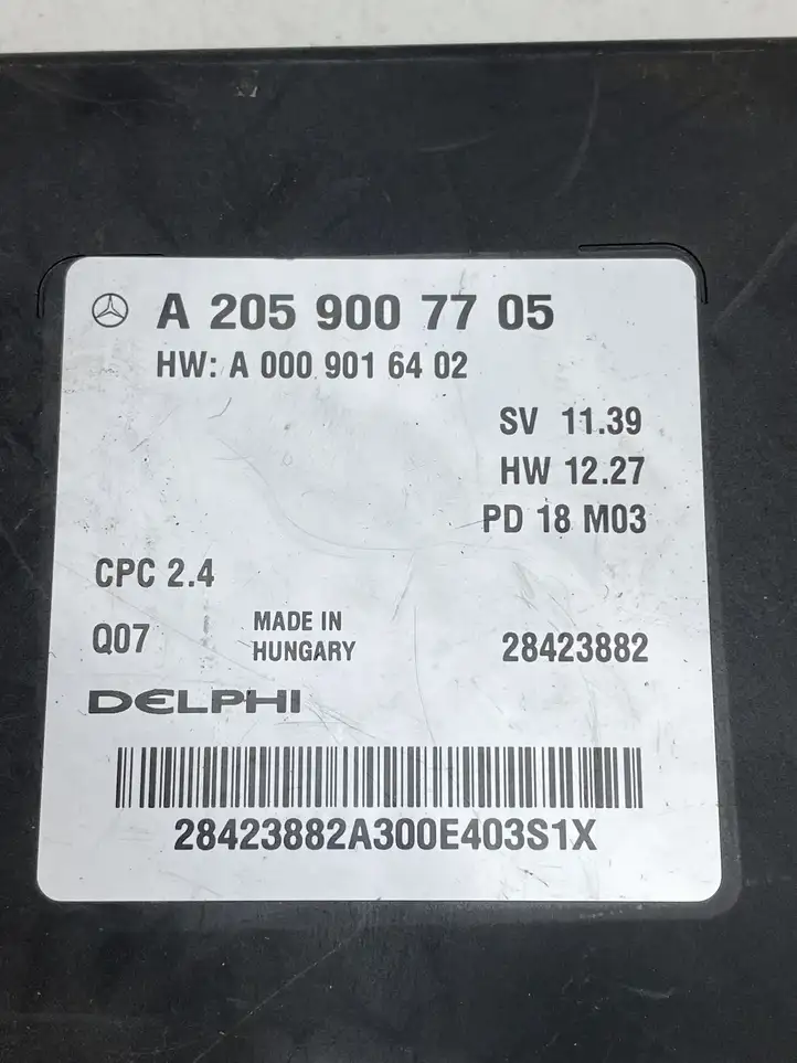 Mercedes-Benz C W205 (2014 - 2021) A2059007705 Прочие блоки управления — фото 2