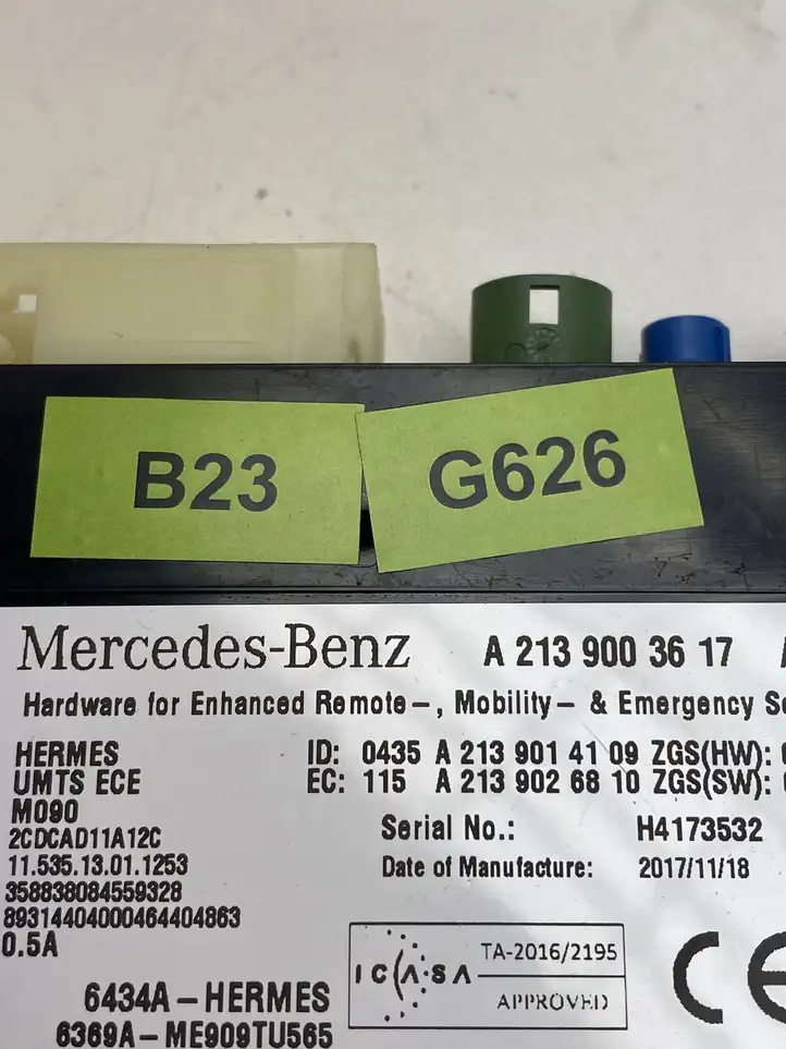 Mercedes-Benz E W213 (2016 - ) A2139003617 Bluetooth модуль — фото 2