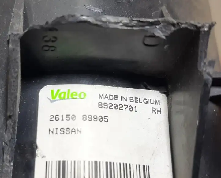 Nissan Juke I F15 (2010 - 2018) 261508990A Передняя противотуманная фара — фото 2