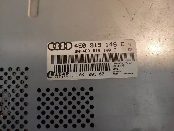 Audi A8 S8 D3 4E (2007 - 2010) 4E0919146C Модуль управления видео — фото 2