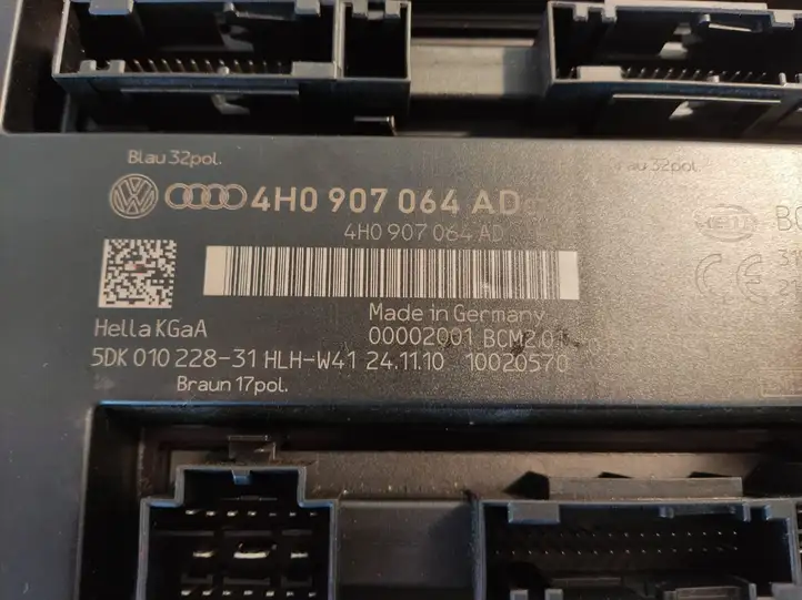 Audi A8 S8 D4 4H (2010 - 2014) 4H0907064AD Модуль комфорта — фото 1
