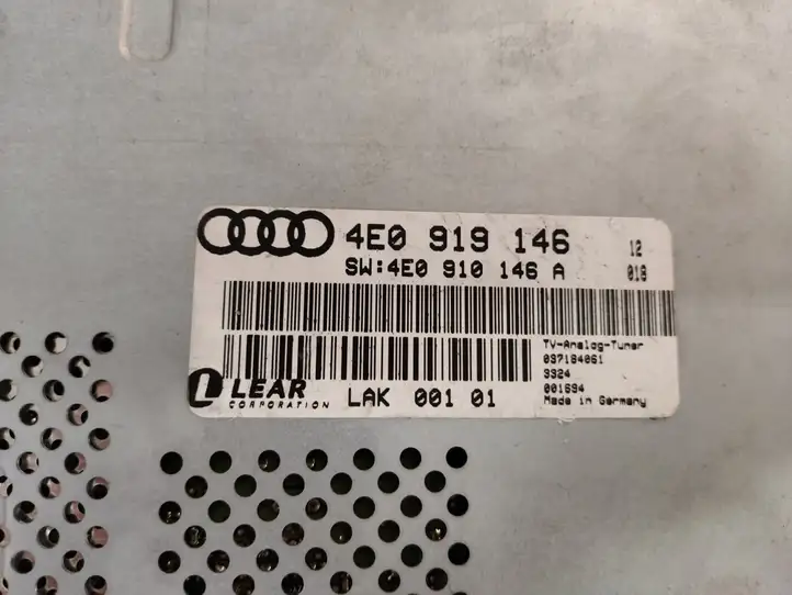Audi A8 S8 D3 4E (2005 - 2007) 4E0919146 Модуль управления видео — фото 1