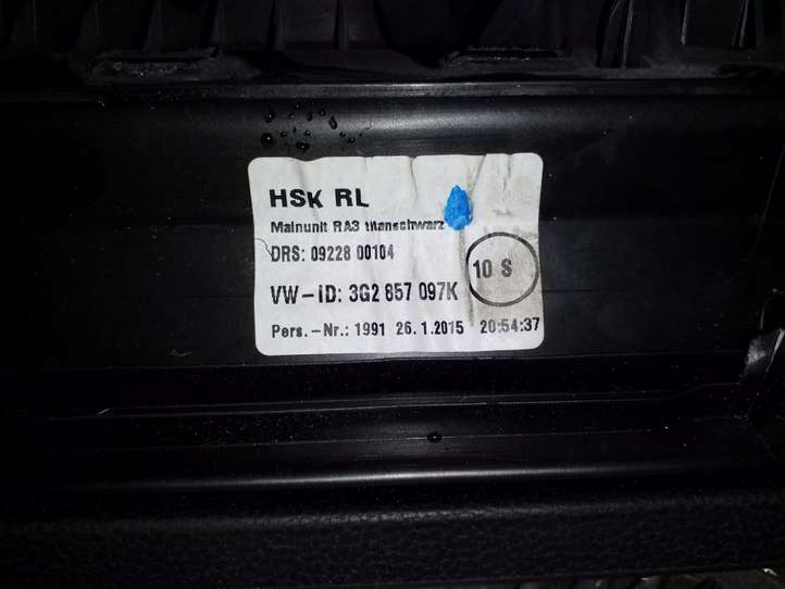 Volkswagen PASSAT B8 (2015 - )  3G2857097K Комплект ящика для вещей (бардачка)