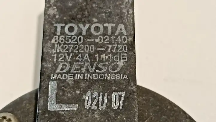Toyota C-HR I (2016 - 2022) 8652002140 Звуковой сигнал — фото 3
