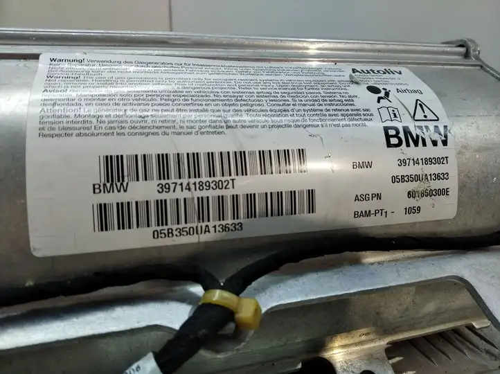 BMW 7 E65 E66 (2001 - 2008) 39714189302T Подушка безопасности пассажира — фото 2