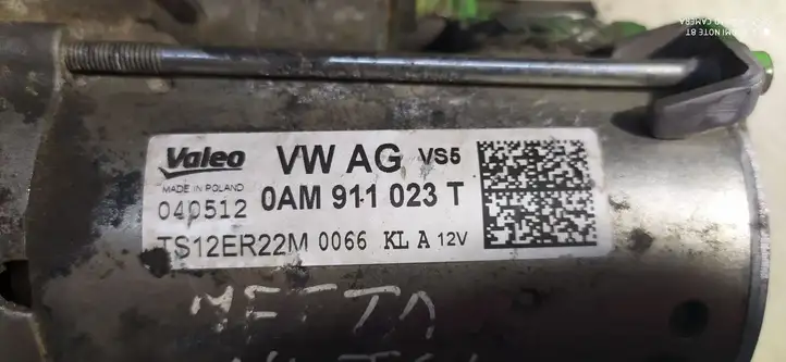 Volkswagen Jetta VI (2011 - 2018) 0AM911023T Стартер — фото 2