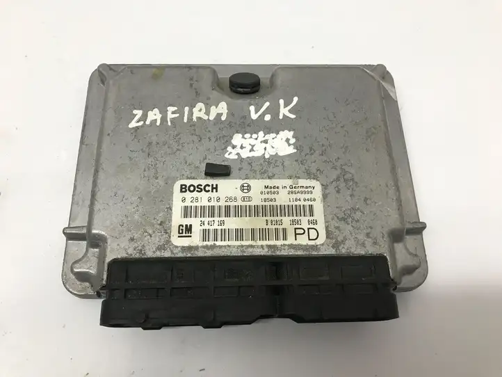 Opel Zafira A (1999 - 2003) 0281010268 Блок управления двигателем (ЭБУ) — фото 1