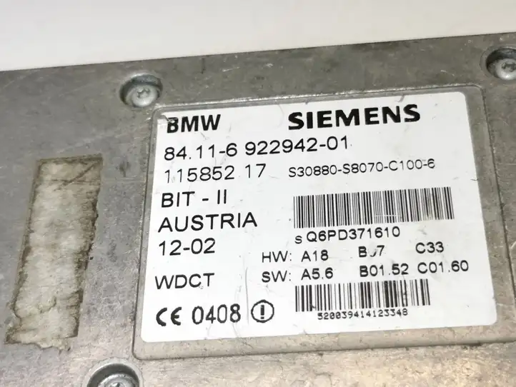 BMW 5 E39 (1996 - 2003) 692294201 Блок GSM — фото 2
